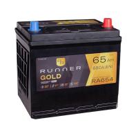 65Ah R+ Runner 12V 640 А, корпус: D23, крепление: B01, клеммы: конуc